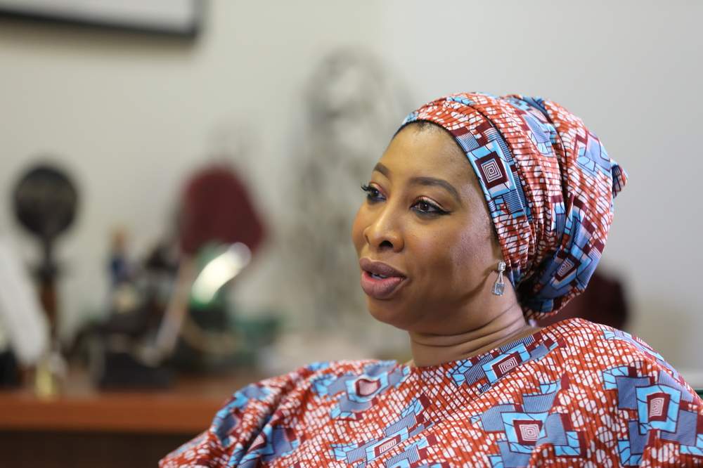 MP Nnenna Elendu-Ukeje being interviewed in her office in Abuja, Nigeria.Elendu-Ukeje said that &quot;the increasing incidence of violence against women in political life keeps a lot of women from wanting to put themselves forward.&quot;