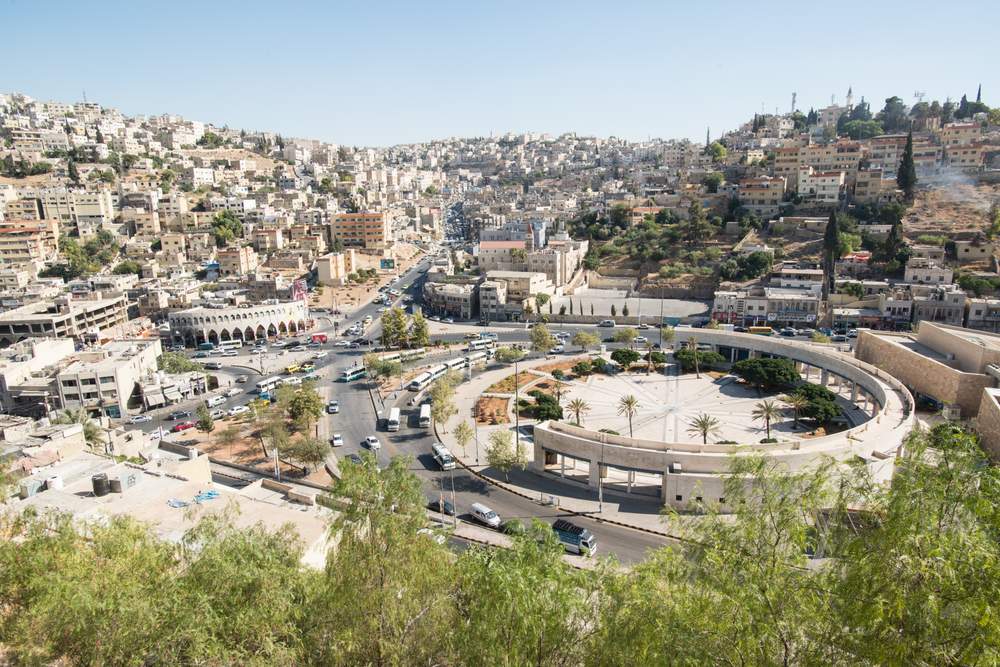 View of Amman, Jordan.