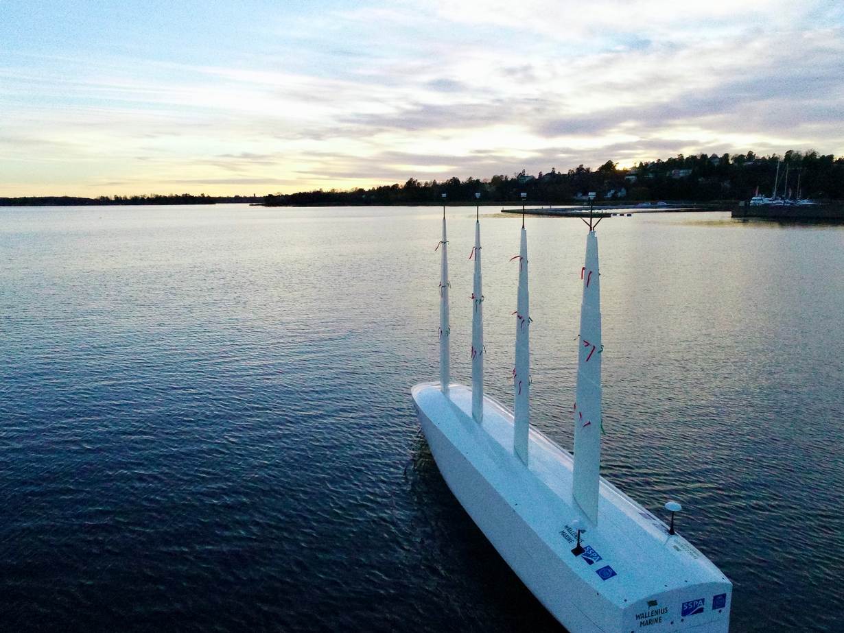 wind turbine on sailboat