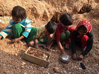 Child labour in mica mines