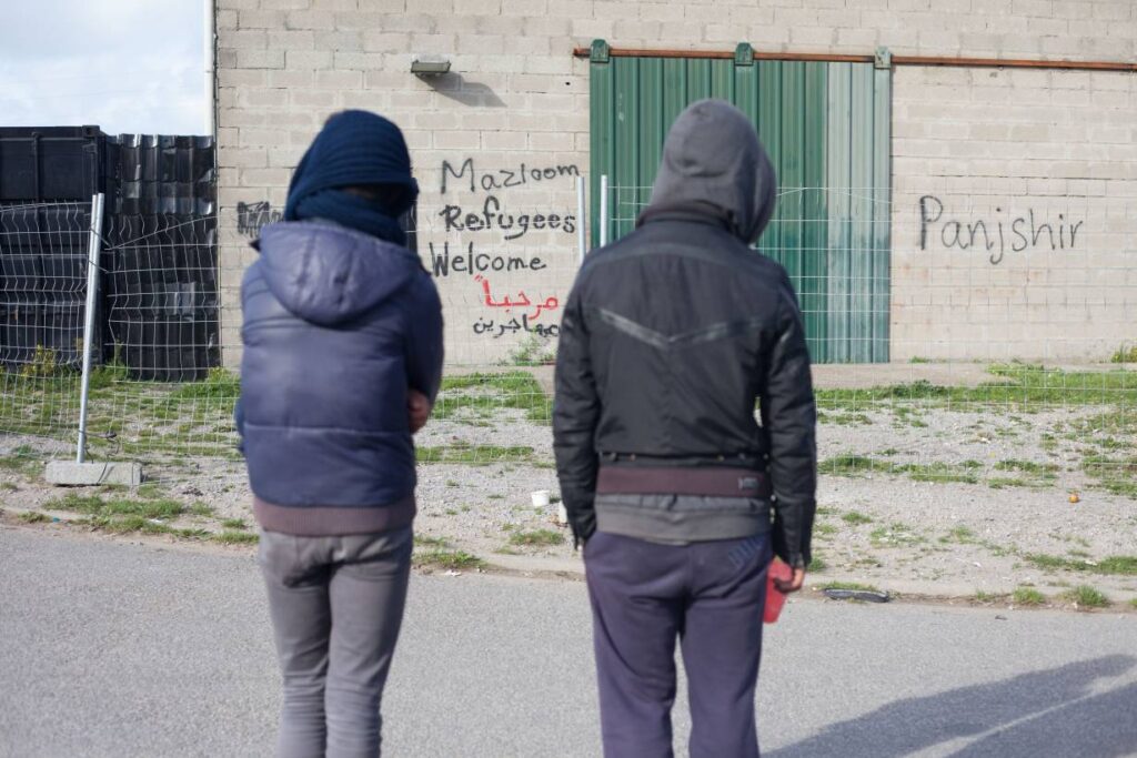 As winter looms, migrant children sleep rough in Calais camp
