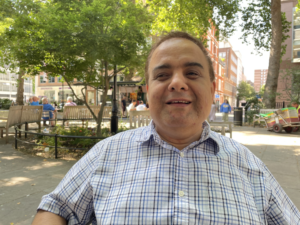 Blind Afghan activist who fled Taliban embraces London life