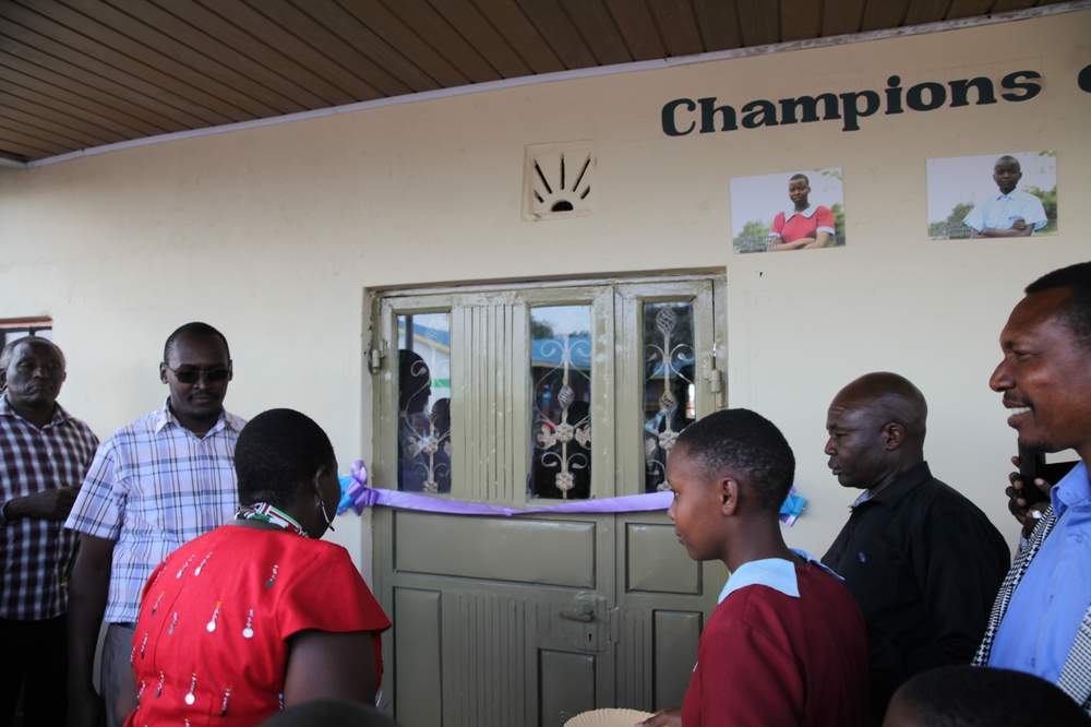 MP Peris Tobiko opens a school in Kajiado, Kenya.